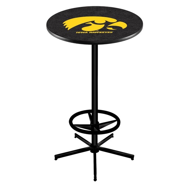 42" Black Iowa Pub Table